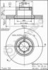 MG GBD496 Brake Disc